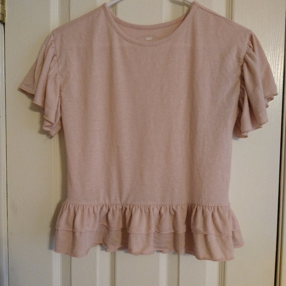 Light pink top